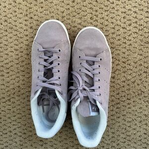 Adidas Purple Suede Sneakers Low-Top